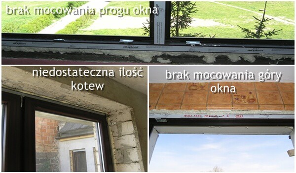 błędy montażowe okien podgląd 2 finestre